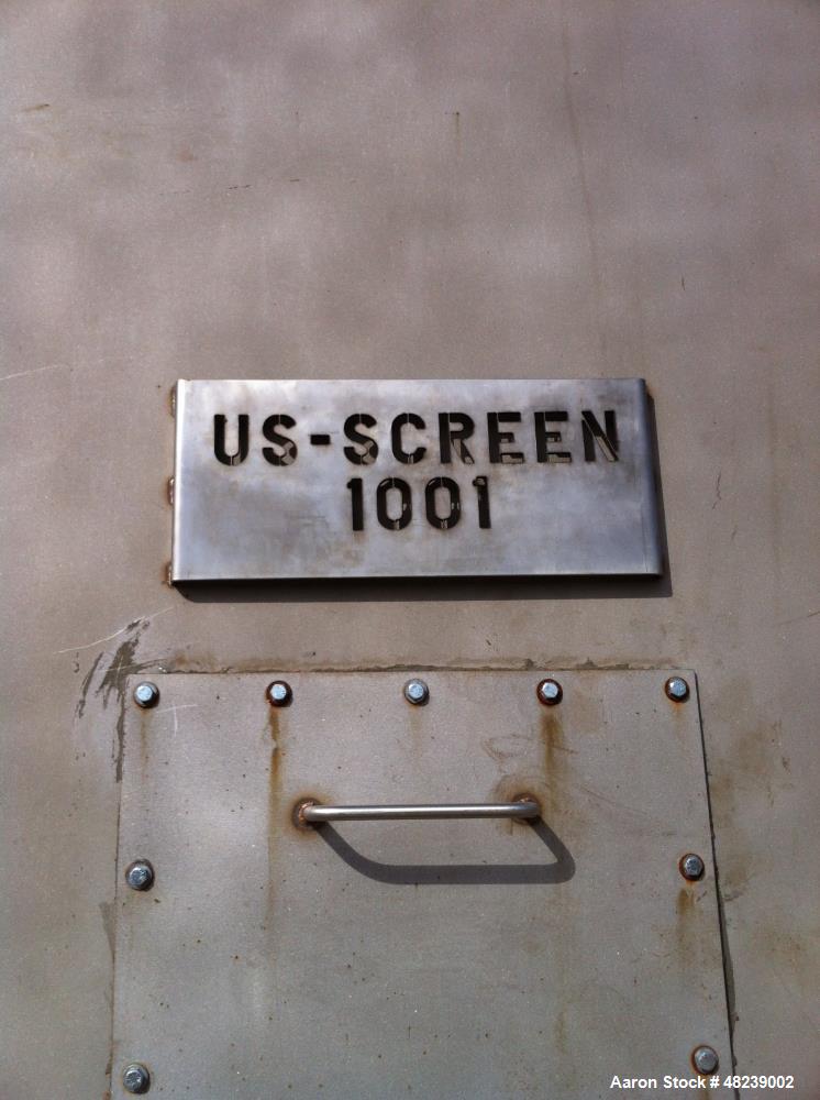 Used US Screen Hydratower. Odel 72 Tandem Static Screen.