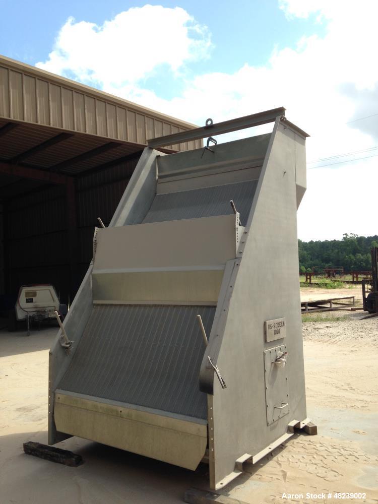 Used US Screen Hydratower. Odel 72 Tandem Static Screen.