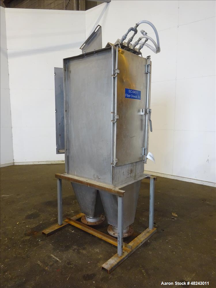 Used- DSM Sieve-Bend Screening Unit, 316 Stainless Steel.