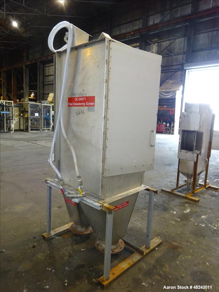 Used- DSM Sieve-Bend Screening Unit, 316 Stainless Steel.