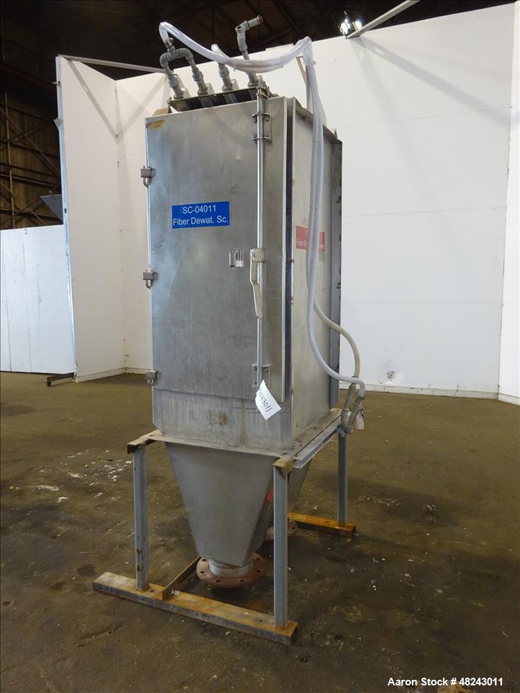 Used- DSM Sieve-Bend Screening Unit, 316 Stainless Steel.