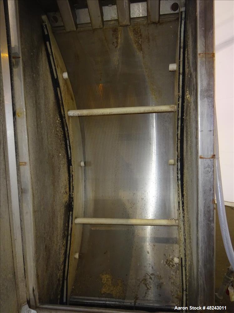 Used DSM Sieve-Bend Screening Unit, 316 Stainless Steel.