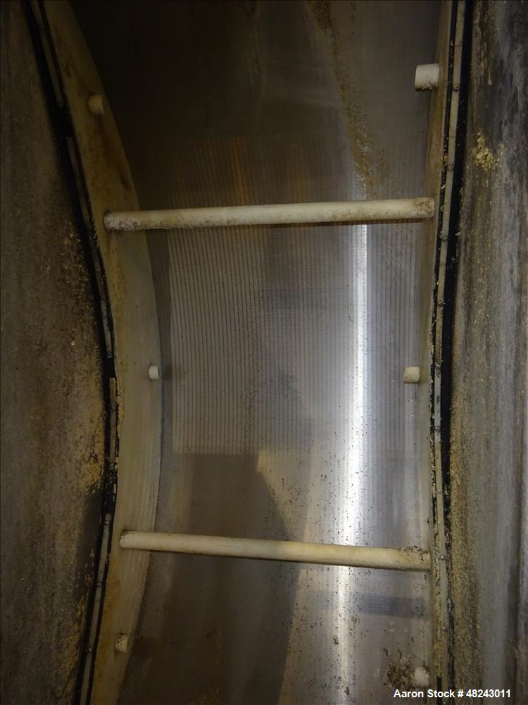 Used DSM Sieve-Bend Screening Unit, 316 Stainless Steel.