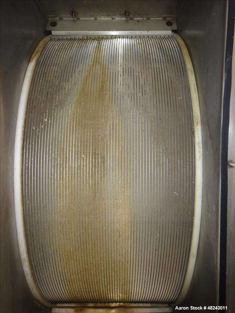 Used- DSM Sieve-Bend Screening Unit, 316 Stainless Steel.