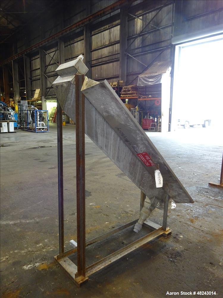 Used Inclined Gravity DSM Screening Unit, 304 Stainless Steel.