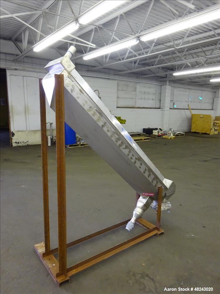 Used Inclined Gravity DSM Screening Unit, 304 Stainless Steel.