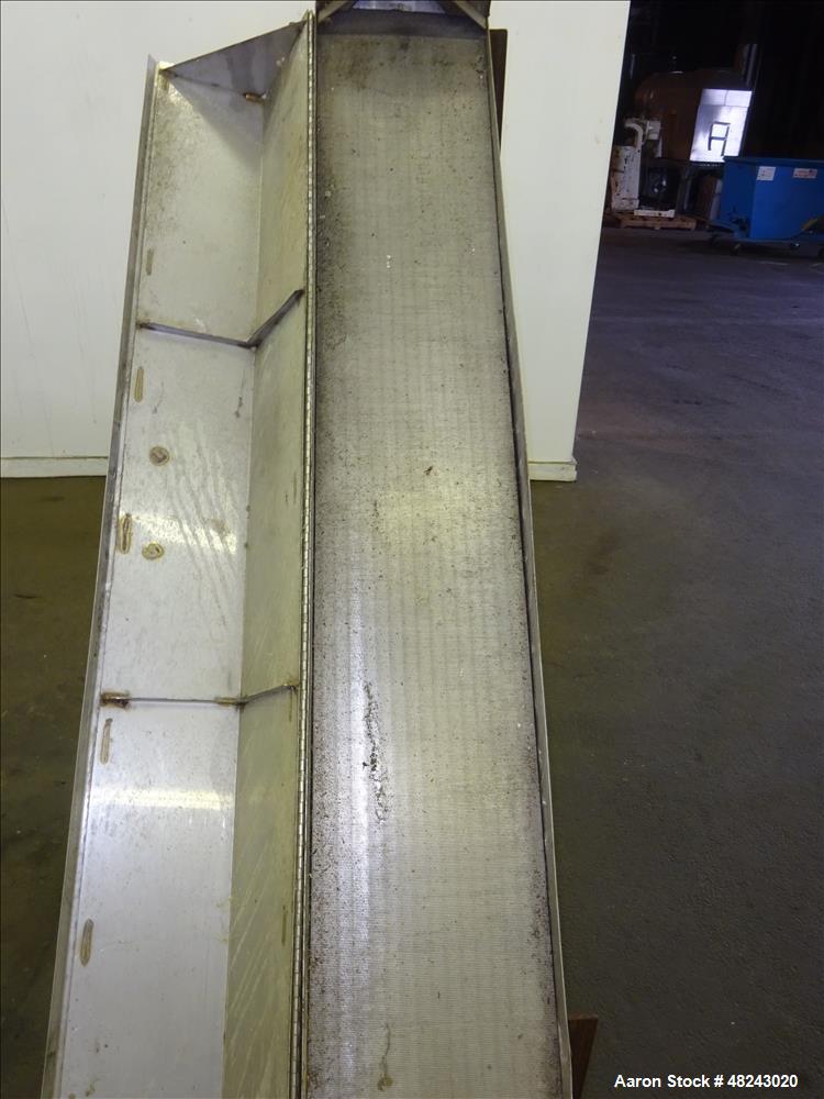 Used Inclined Gravity DSM Screening Unit, 304 Stainless Steel.