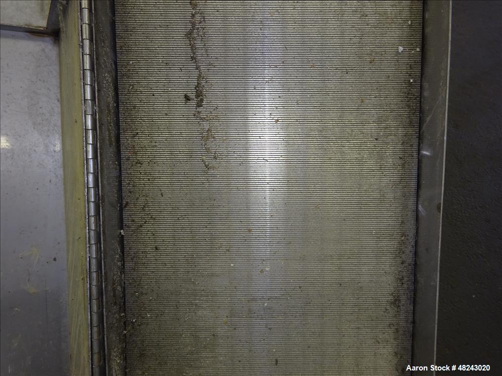 Used Inclined Gravity DSM Screening Unit, 304 Stainless Steel.