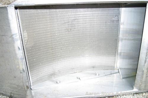 USED: Dorr Oliver 45 Deg DSM Screener, 316 stainless steel. (1) Vertical screen 24" wide x 32" long set at approximate 45 deg angle. 6" back feed. 8" fines and a slotted bottom overs outlet. Approxim...