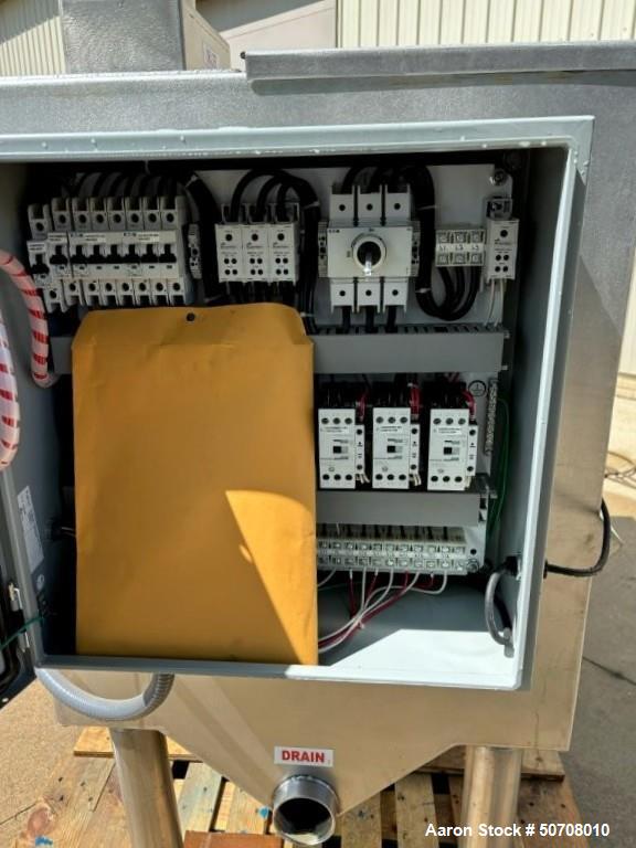 Unused Highland Tank Model 150LR Automatic Grease Interceptor | 304 SS | 202.5 Gal | 150 GPM | Immersion Heaters & Control Panel