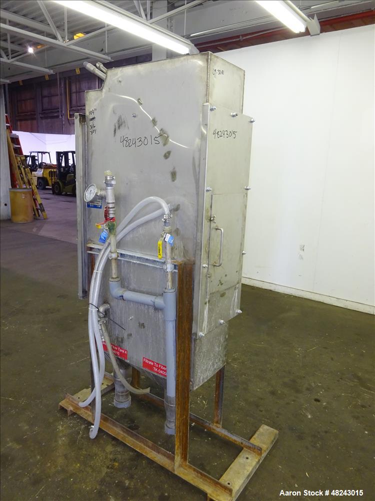 Used Johnson Screens Vee-Wire DSM Sieve-Bend Screening Unit, 316 Stainless Stee