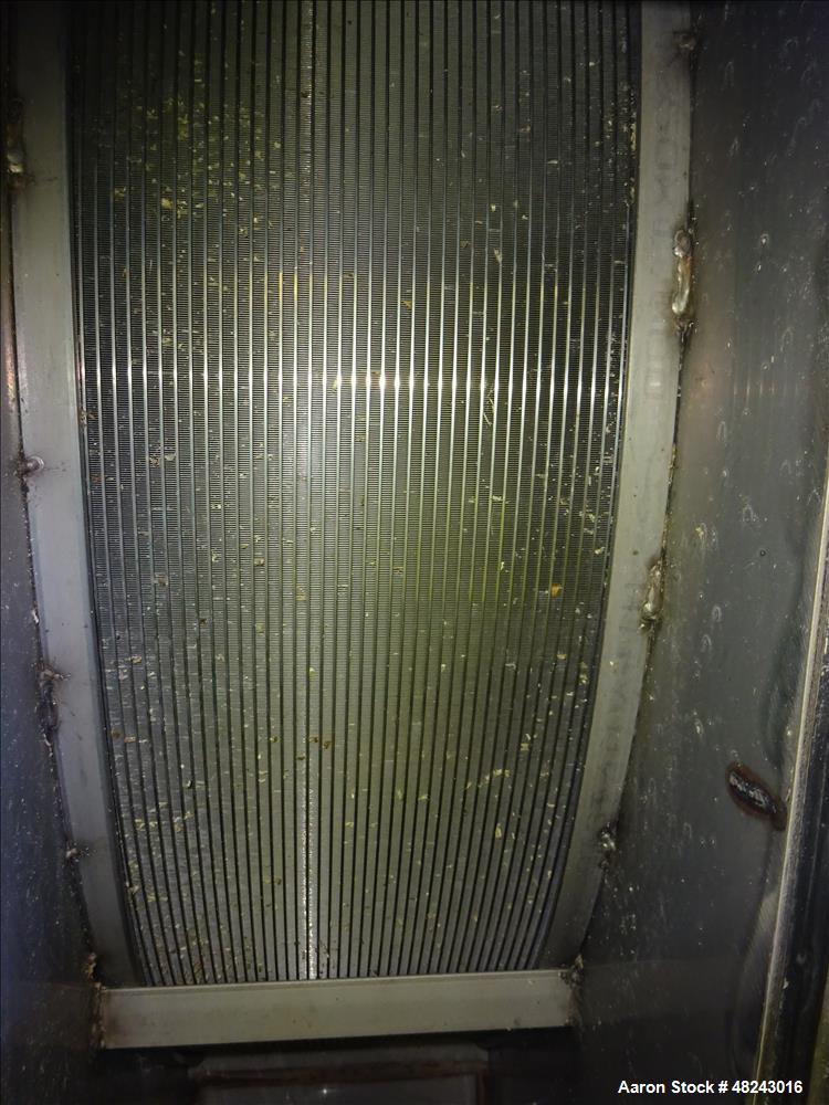 Used Johnson Screens Vee-Wire DSM Sieve-Bend Screening Unit, 304/316 Stainless