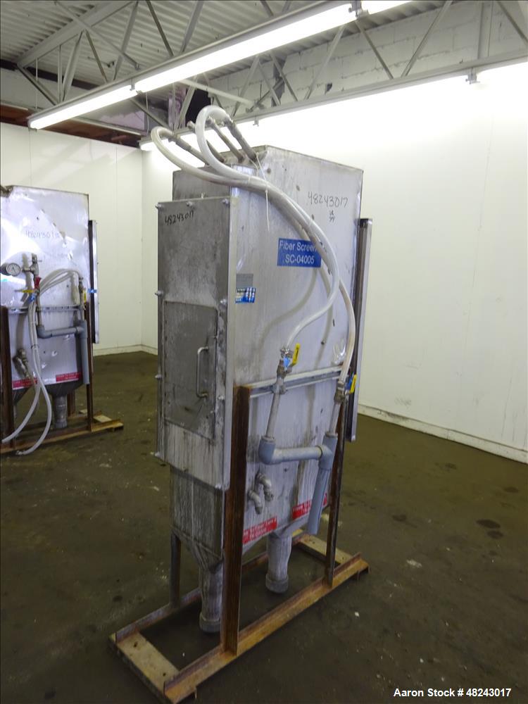 Used Johnson Screens Vee-Wire DSM Sieve-Bend Screening Unit, 316 Stainless Stee