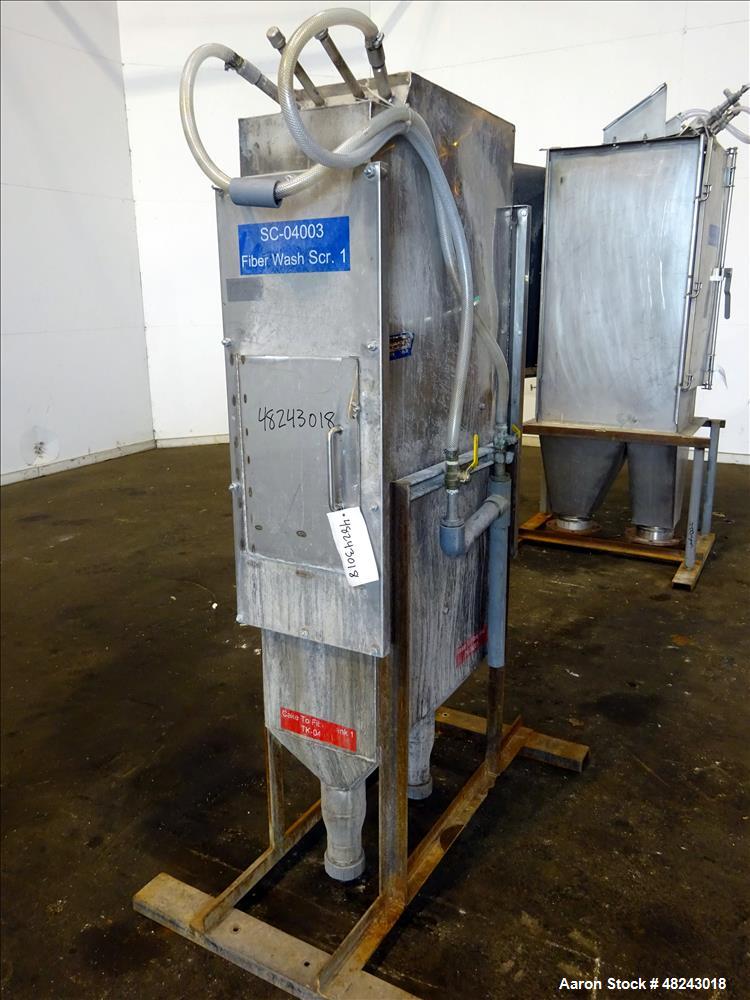 Used Johnson Screens Vee-Wire DSM Sieve-Bend Screening Unit, 316 Stainless Stee