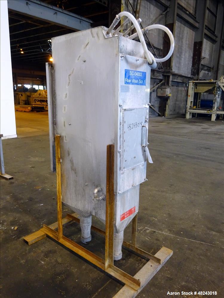 Used Johnson Screens Vee-Wire DSM Sieve-Bend Screening Unit, 316 Stainless Stee