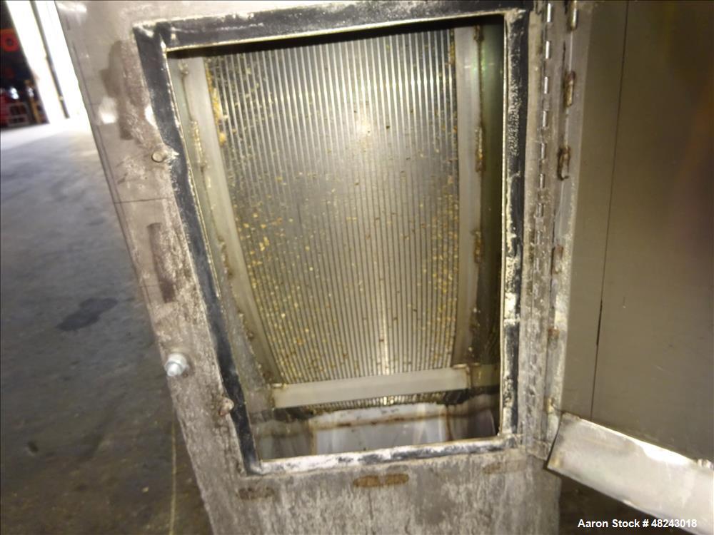 Used Johnson Screens Vee-Wire DSM Sieve-Bend Screening Unit, 316 Stainless Stee