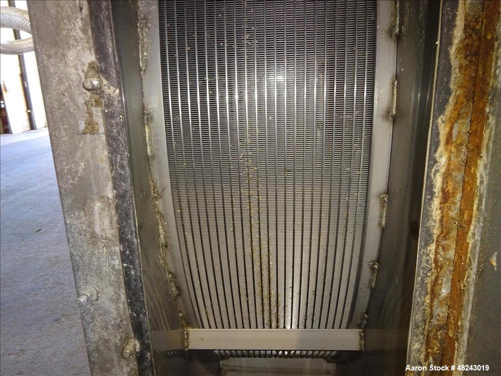 Used Johnson Screens Vee-Wire DSM Sieve-Bend Screening Unit, 316/304 Stainless