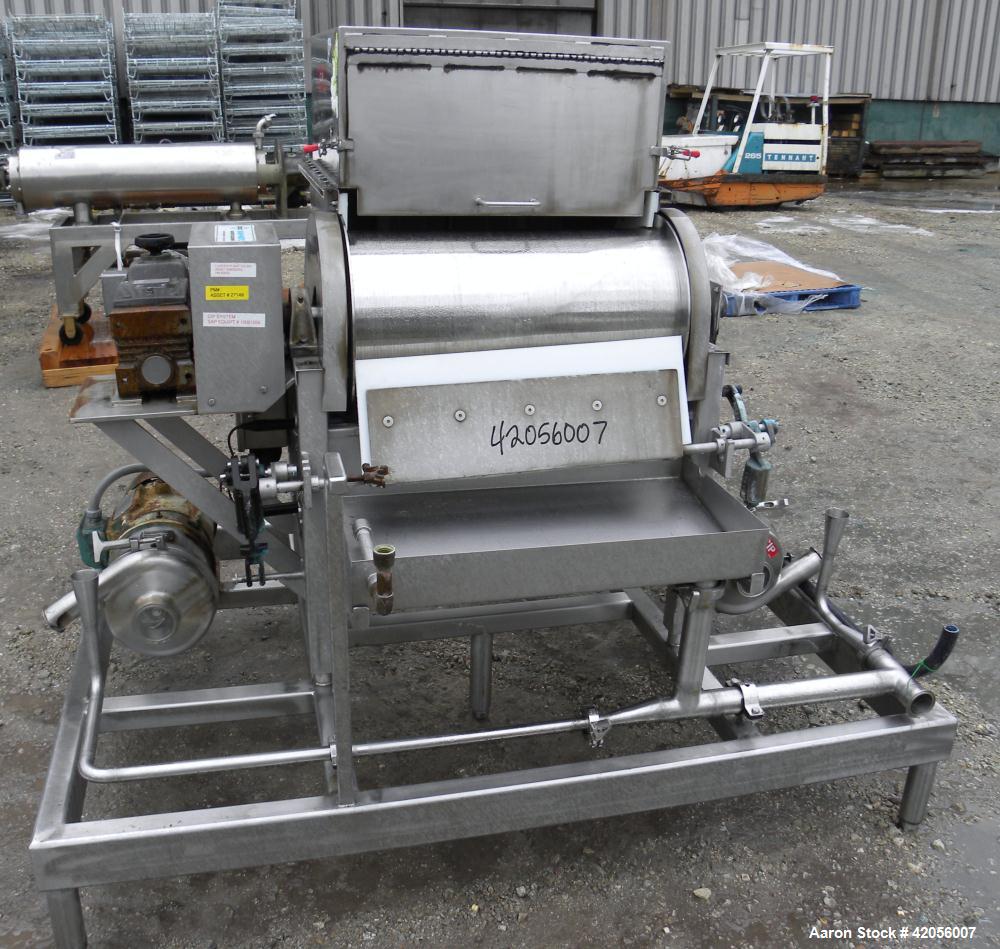 Used Stainless Steel Sani-Matic Rotary Drum Strainer