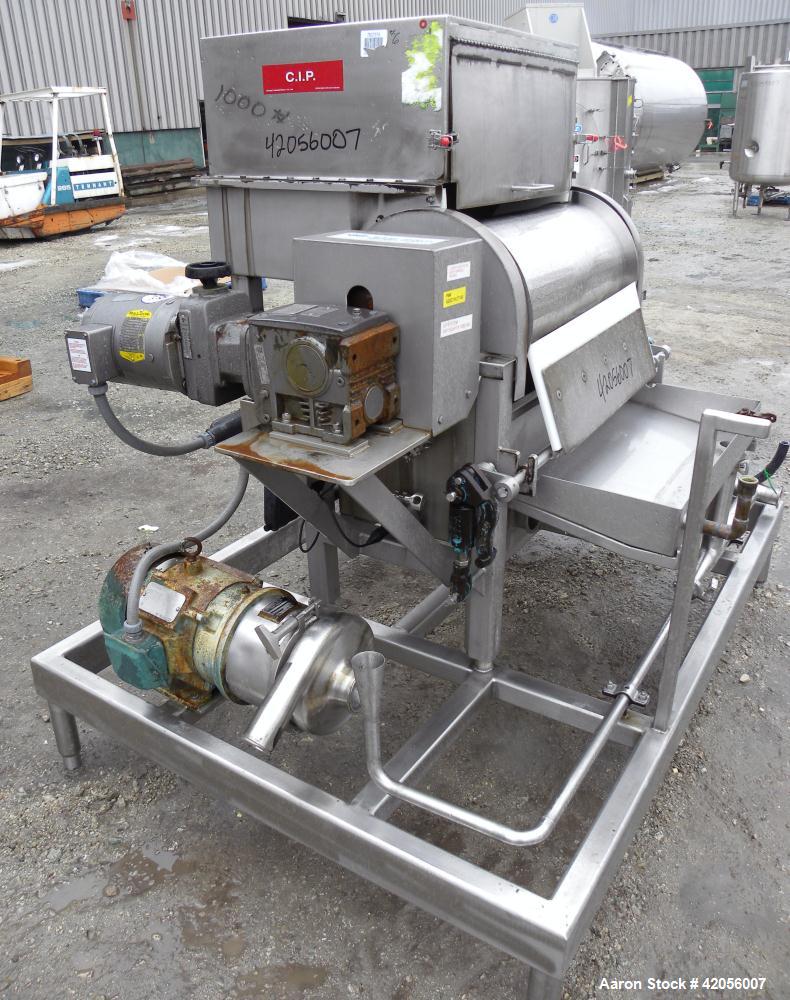 Used Stainless Steel Sani-Matic Rotary Drum Strainer