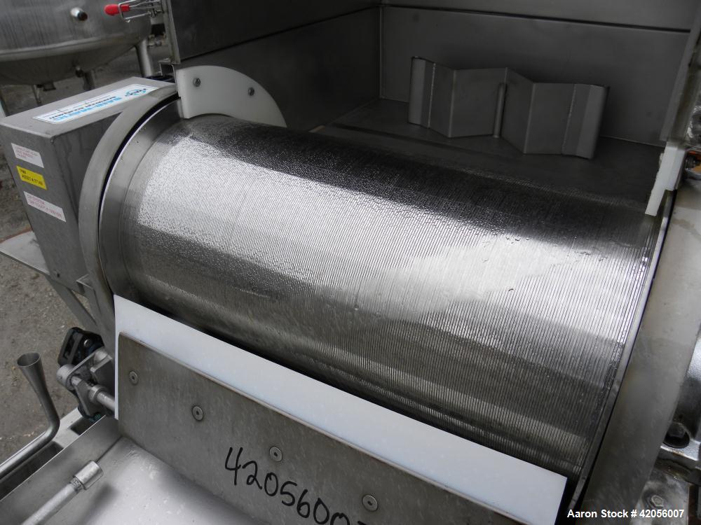 Used Stainless Steel Sani-Matic Rotary Drum Strainer
