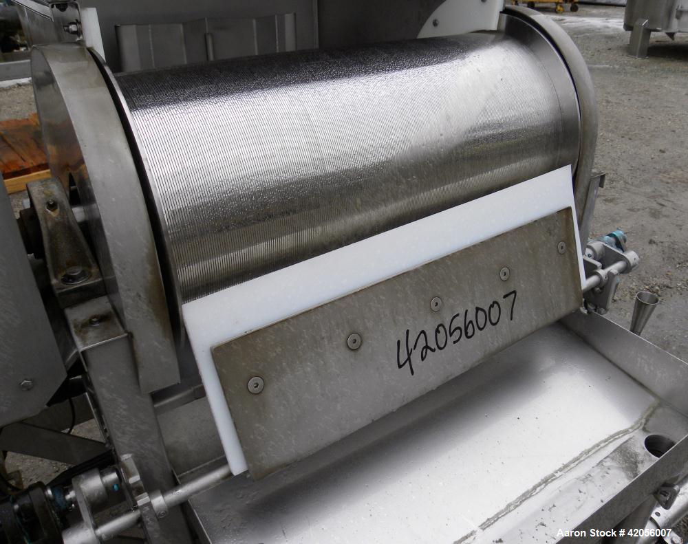 Used Stainless Steel Sani-Matic Rotary Drum Strainer