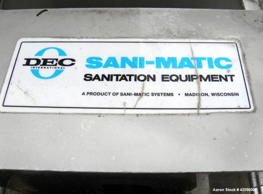 Used Stainless Steel Sani-Matic Rotary Drum Strainer