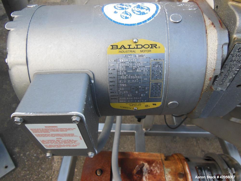 Used Stainless Steel Sani-Matic Rotary Drum Strainer