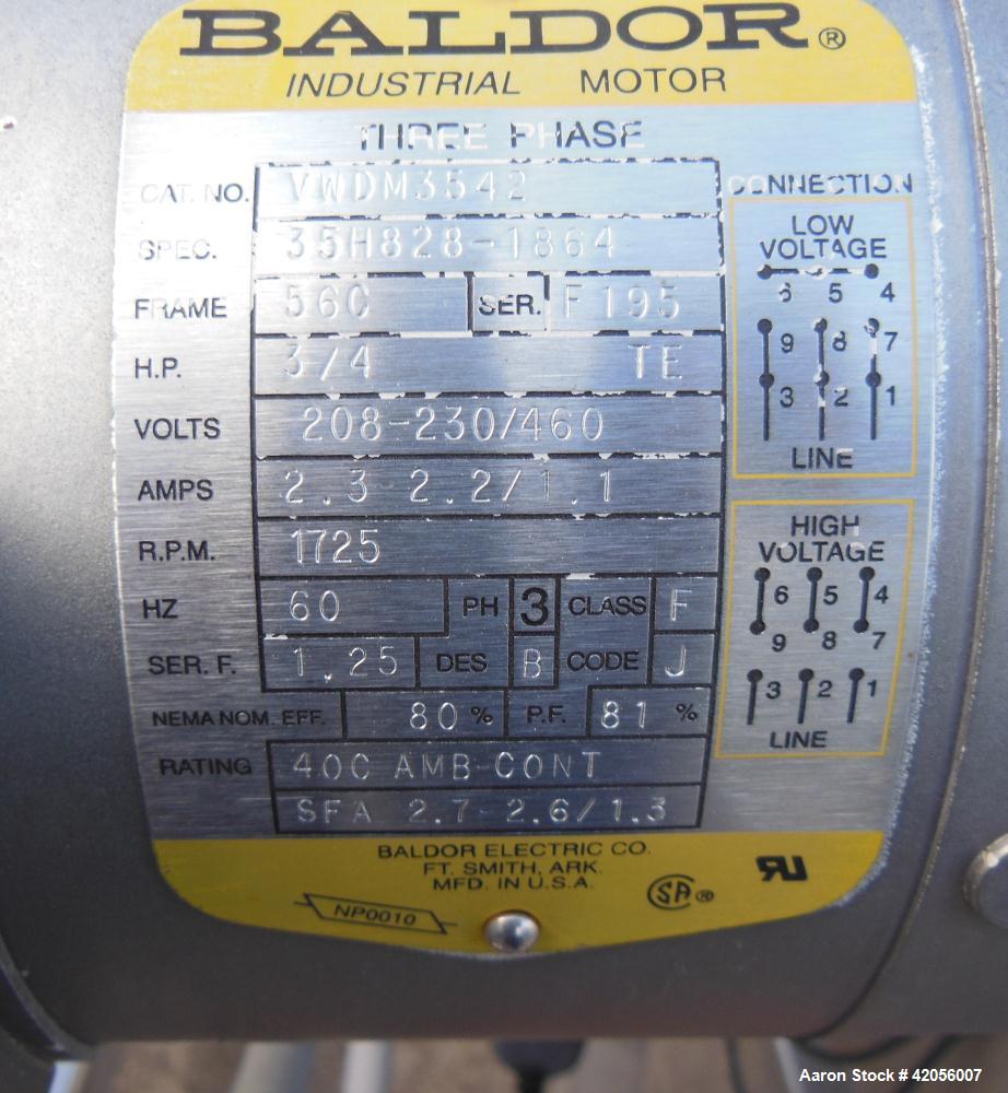 Used Stainless Steel Sani-Matic Rotary Drum Strainer