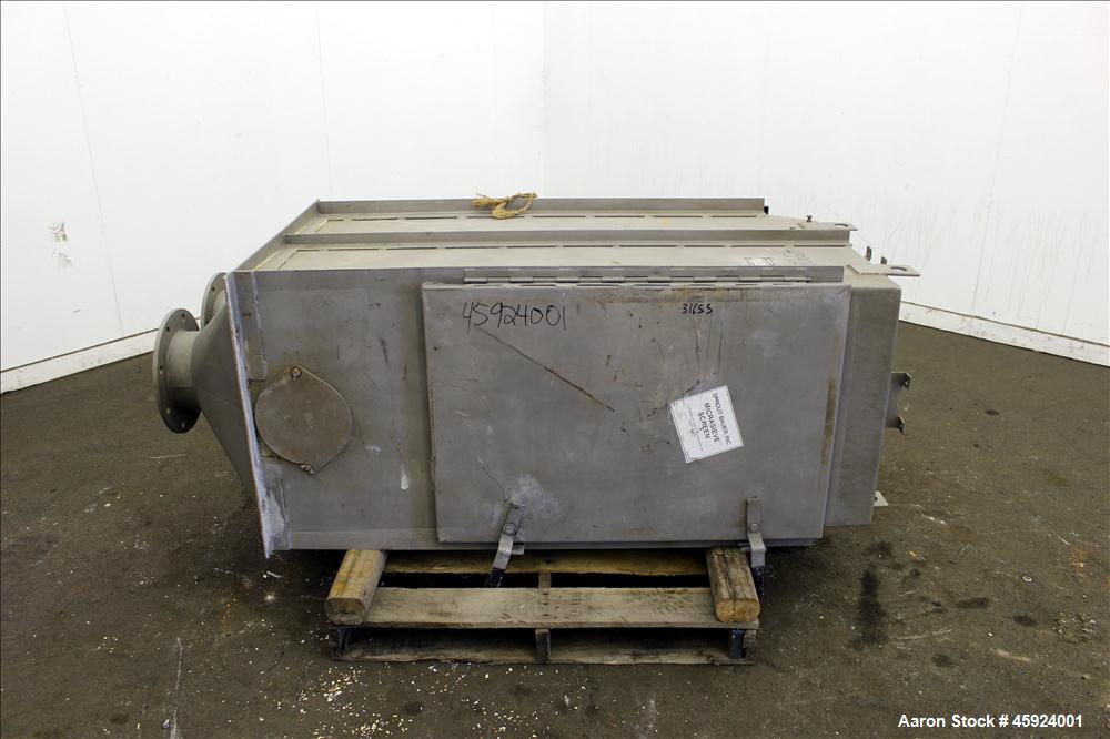 Used- Andritz Sprout-Bauer HydraSieve, Model 522-1, 316 Stainless Steel. 60" Long x 24" wide screen. Top inlets (4) 1", (1) ...
