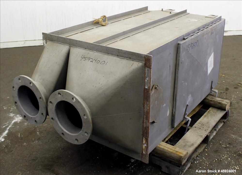 Used Andritz Sprout-Bauer HydraSieve, Model 522-1, 316 Stainless Steel. 60" Long x 24" wide screen. Top inlets (4) 1", (1) 1/2". Bottom outlets (2) 8". (2) side hinged access doors 36" long x 24-1/2"...
