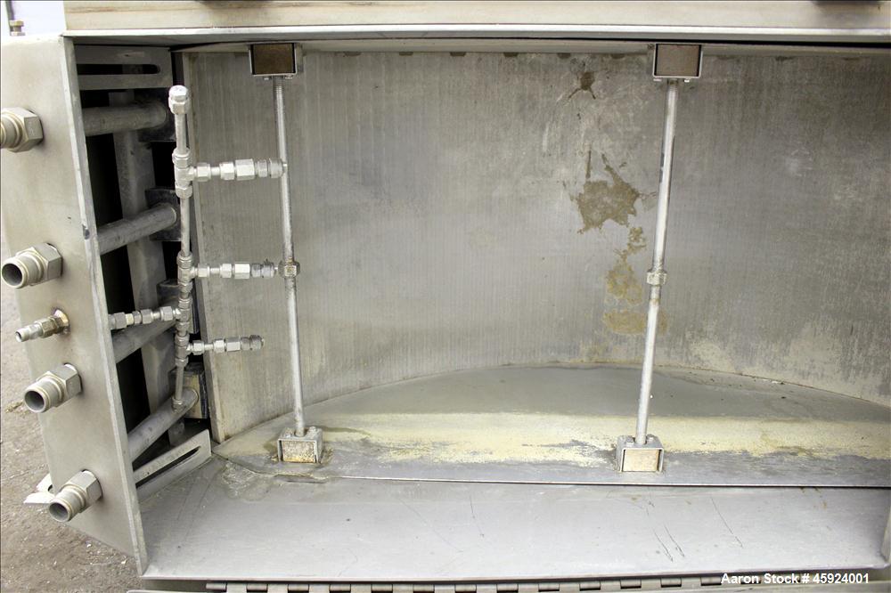 Used Andritz Sprout-Bauer HydraSieve, Model 522-1, 316 Stainless Steel. 60" Long x 24" wide screen. Top inlets (4) 1", (1) 1/2". Bottom outlets (2) 8". (2) side hinged access doors 36" long x 24-1/2"...