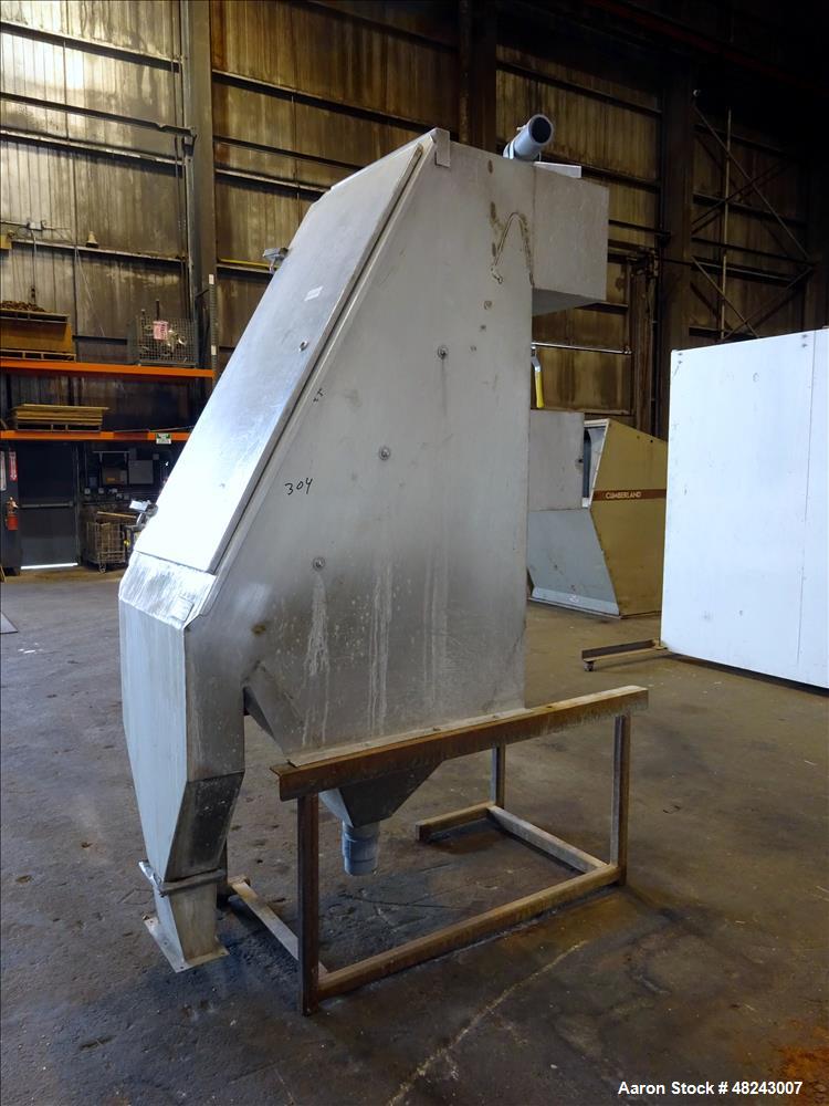 Used Team Metal Fabricators Sieve-Bend DSM Screening Unit, 304 Stainless Steel.