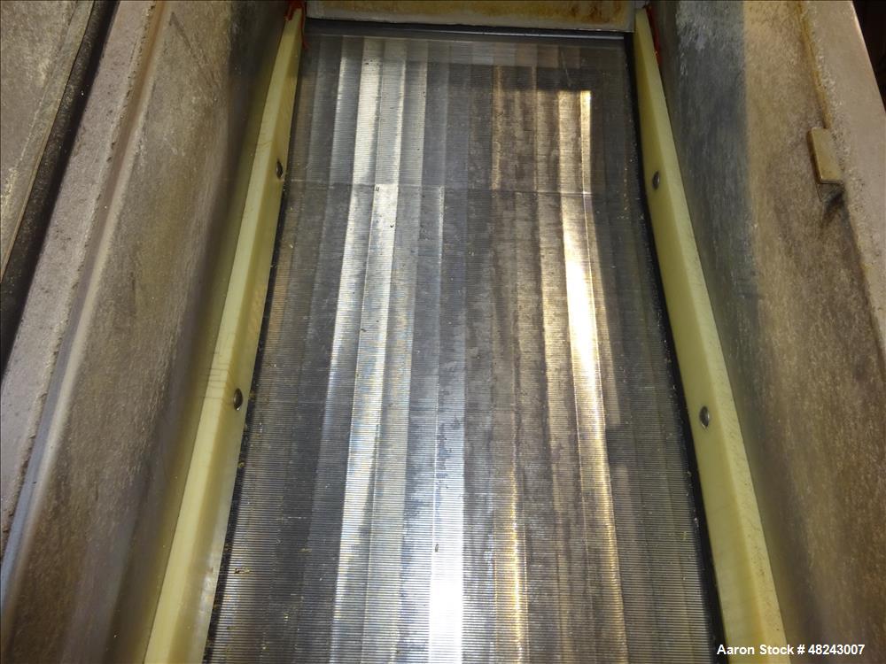 Used Team Metal Fabricators Sieve-Bend DSM Screening Unit, 304 Stainless Steel.