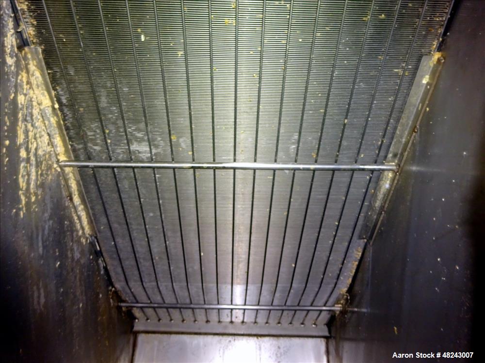 Used Team Metal Fabricators Sieve-Bend DSM Screening Unit, 304 Stainless Steel.