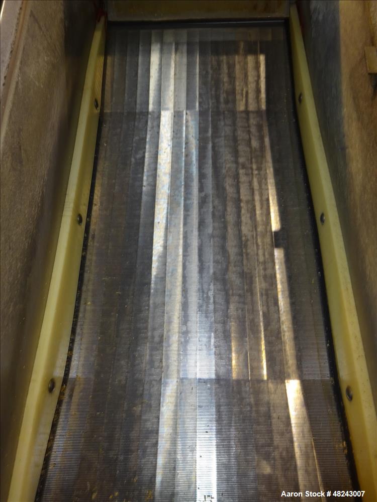 Used Team Metal Fabricators Sieve-Bend DSM Screening Unit, 304 Stainless Steel.