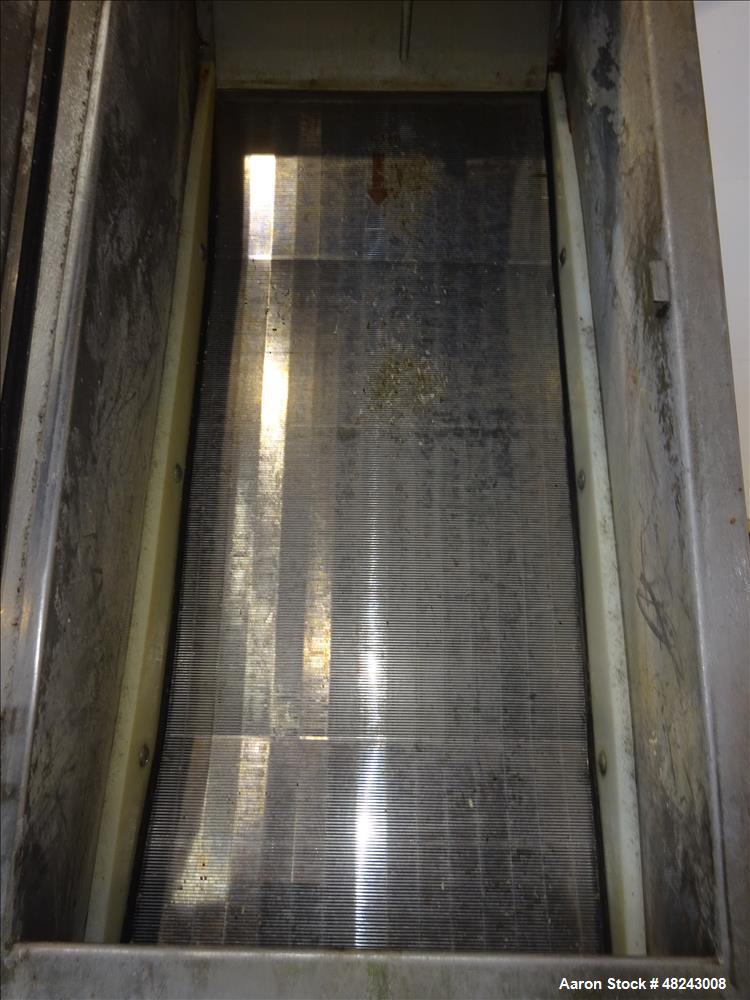 Used Team Metal Fabricators Sieve-Bend DSM Screening Unit, 304 Stainless Steel.
