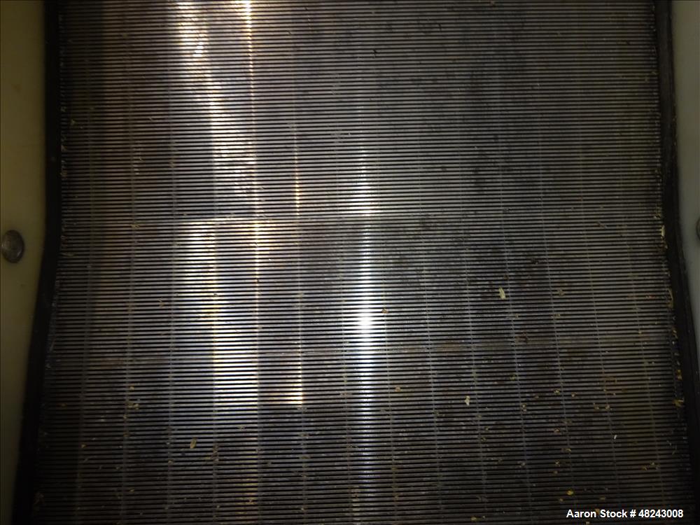 Used Team Metal Fabricators Sieve-Bend DSM Screening Unit, 304 Stainless Steel.