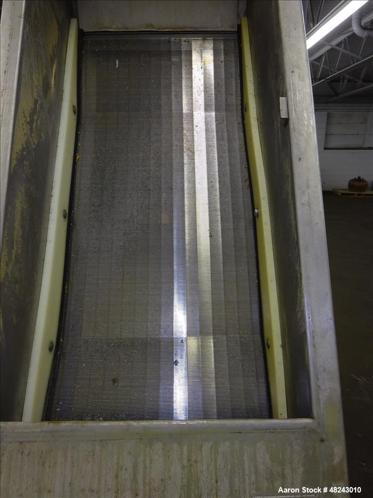 Used Team Metal Fabricators Sieve-Bend DSM Screening Unit, 304 Stainless Steel