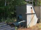 Used-Hycor Separator, model HS72-1. Screen size 4 x 6, 7' high x 6' wide; side dimensions 7 x 5. Pipe sizes in rear 14