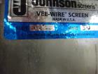 Used Johnson Screens Vee-Wire DSM Sieve-Bend Screening Unit, 316 Stainless Stee