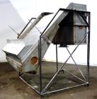 Used Kason Cross-Flo-Sieve, Model CF7254SS, Stainless Steel. Designed to separate pellets and fines larger than 0.02” (0.5mm) from recycled pellet water at a rate of 2000 gallons per minute.