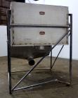 Used Kason Cross-Flo-Sieve, Model CF7254SS, Stainless Steel. Designed to separate pellets and fines larger than 0.02” (0.5mm) from recycled pellet water at a rate of 2000 gallons per minute.