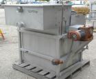 Used Sani-Matic Rotary Drum Strainer, Model ERDS 25 X 36, 304 Stainless Steel. 25’’ Diameter x 36’’ wide rotary wedge wire drum. Flow rate 200 gallons per minute. Driven by a 3/4 hp, 3/60/230/460 vol...