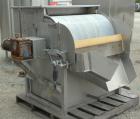 Used Sani-Matic Rotary Drum Strainer, Model ERDS 25 X 36, 304 Stainless Steel. 25’’ Diameter x 36’’ wide rotary wedge wire drum. Flow rate 200 gallons per minute. Driven by a 3/4 hp, 3/60/230/460 vol...
