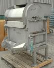 Used Sani-Matic Rotary Drum Strainer, Model ERDS 25 X 36, 304 Stainless Steel. 25’’ Diameter x 36’’ wide rotary wedge wire drum. Flow rate 200 gallons per minute. Driven by a 1-1/2 hp, 3/60/208-230/4...