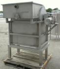 Used Sani-Matic Rotary Drum Strainer, Model ERDS 25 X 36, 304 Stainless Steel. 25’’ Diameter x 36’’ wide rotary wedge wire drum. Flow rate 200 gallons per minute. Driven by a 1-1/2 hp, 3/60/208-230/4...