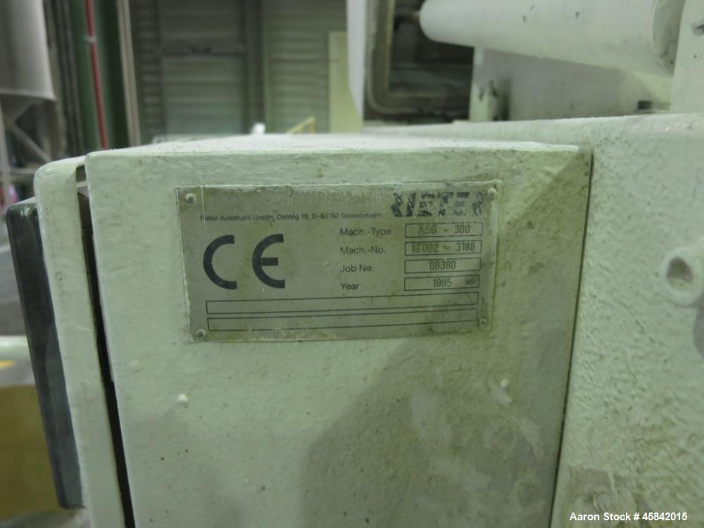 Used Sifter, Stainless Steel, 47.2” x 109.6” (1210 mm x 2810 mm), One Deck, Incl. Metal Detector, on Legs.