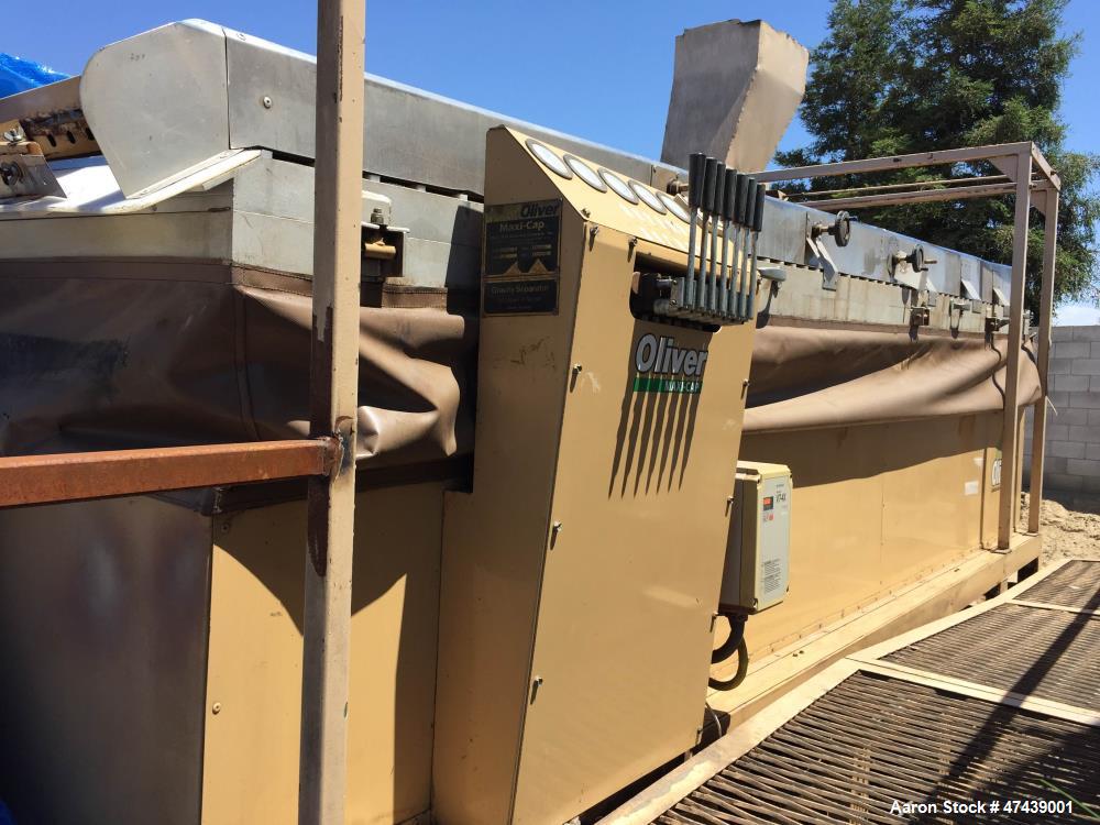 Used Oliver Maxi-Cap Gravity Separator, Model 4800A, Type: LH