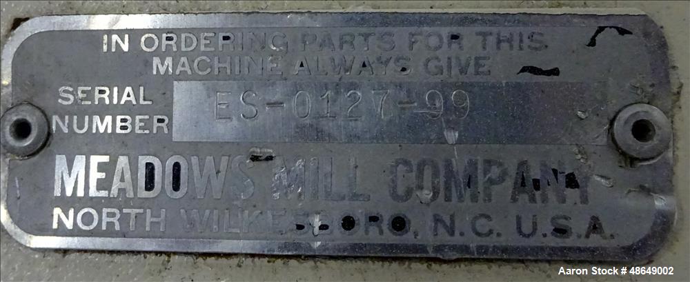 Used Meadows Mill Company Eccentric Sifter.