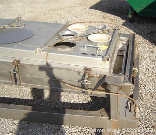 USED: Major weight 145 lbs, minor weight 64 lbs. Aluminum cover,aluminum screen frames and stainless steel pan. Cable suspen...